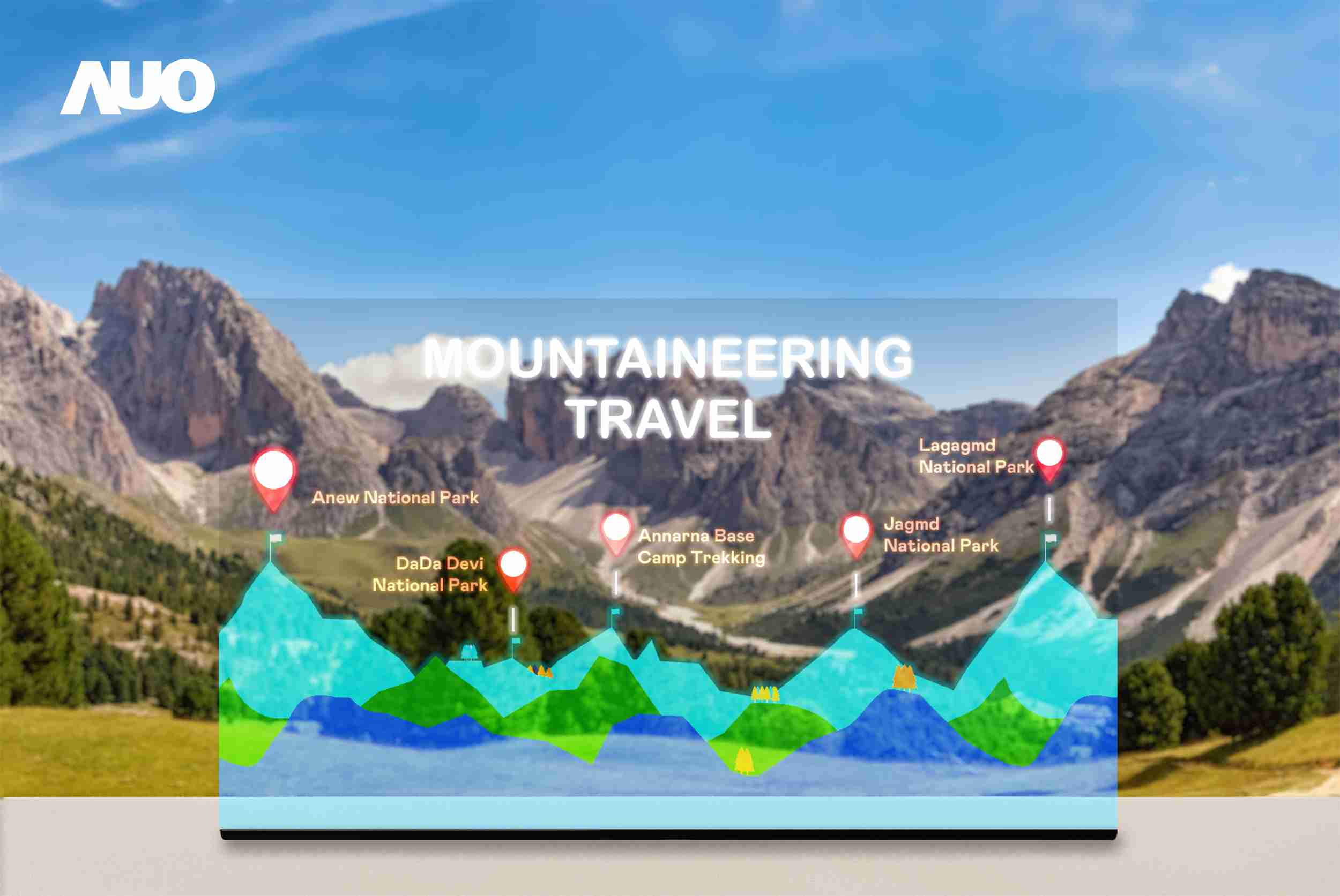 壹号平台展示全球单片尺寸最大(*)42吋透明Micro LED显示器拼接而成的〝64吋透明Micro LED显示器〞，，具备高透明度、、1,000 nits高亮度、、、、广色域、、采用三边无边框的无缝拼接等多重特色，，呈现超高清、、细腻画质而不遮挡后方视觉，，，满足层峰需求，，，可广泛运用于零售、、、艺术展览或商业空间等场域